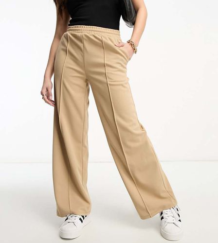 Pantalon casual ample à taille nouée - Camel - Vila Petite - Modalova