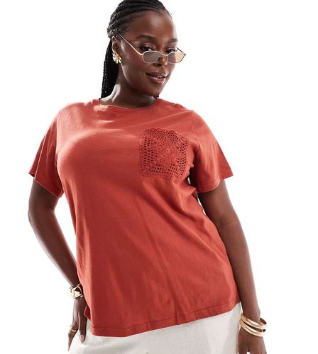 T-shirt oversize - Rouille - Yours - Modalova