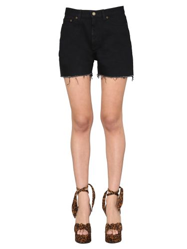 Saint laurent denim shorts - saint laurent - Modalova