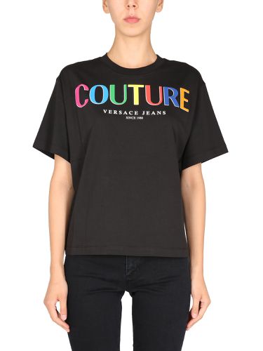 Crew neck t-shirt - versace jeans couture - Modalova