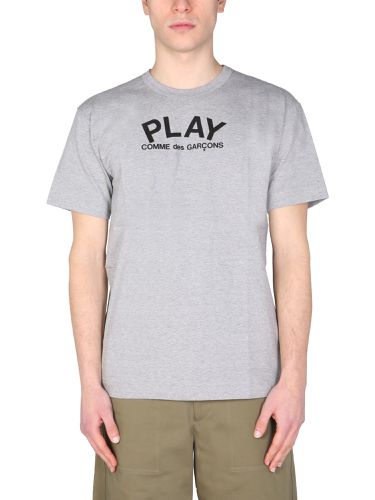 Logo print t-shirt - comme des garcons play - Modalova