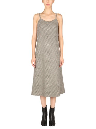 Dress with pied de poule pattern - maison margiela - Modalova