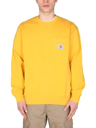 Sweatshirt with logo patch - carhartt wip - Modalova