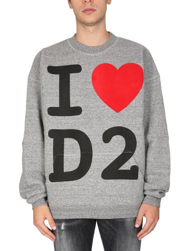 Dsquared i love d2 sweatshirt - dsquared - Modalova
