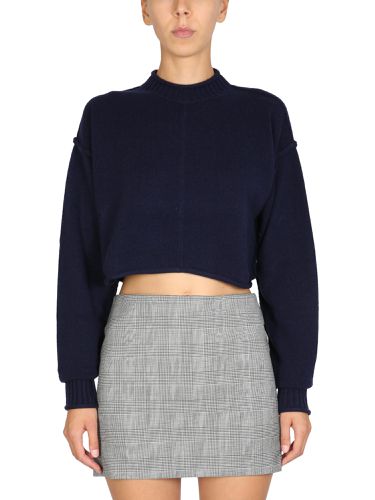 Wool and cashmere crew neck sweater - max mara - Modalova