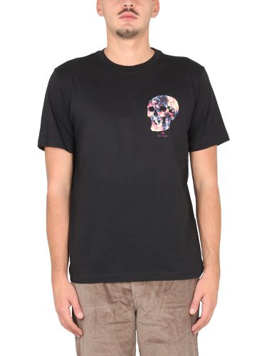 Tie dye skull print t-shirt - ps by paul smith - Modalova