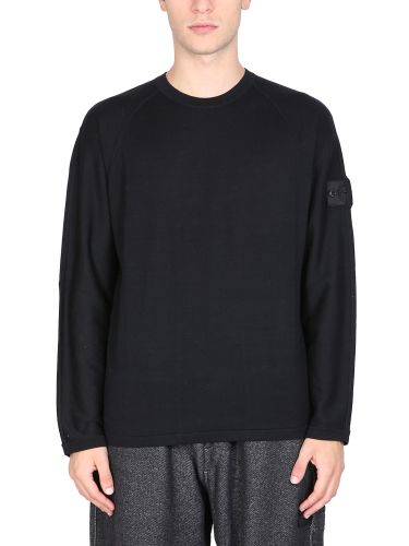 Jersey with compass logo patch - stone island shadow project - Modalova