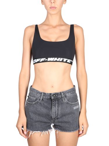 Off-white top with logoed band - off-white - Modalova