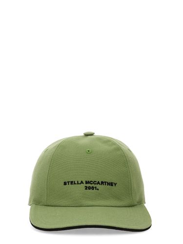 Baseball hat with logo embroidery - stella mccartney - Modalova