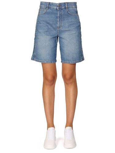 Stella mccartney denim shorts - stella mccartney - Modalova