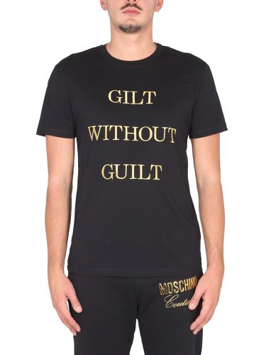 Guilt without guilt" t-shirt - moschino - Modalova