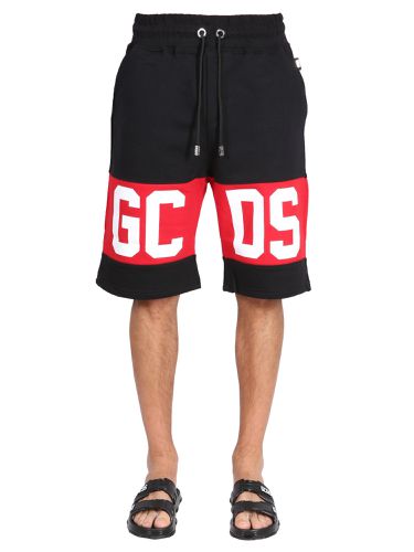 Gcds bermuda shorts with logo band - gcds - Modalova