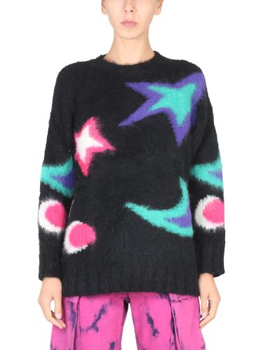 Msgm jersey with stars motif - msgm - Modalova