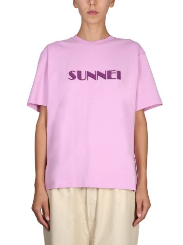 Sunnei crewneck t-shirt - sunnei - Modalova