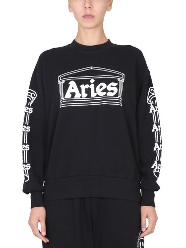 Aries crewneck sweatshirt - aries - Modalova