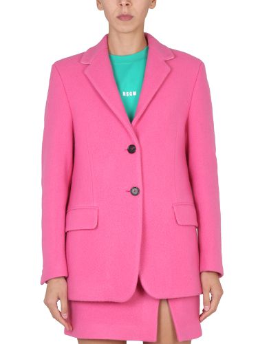 Msgm single-breasted jacket - msgm - Modalova