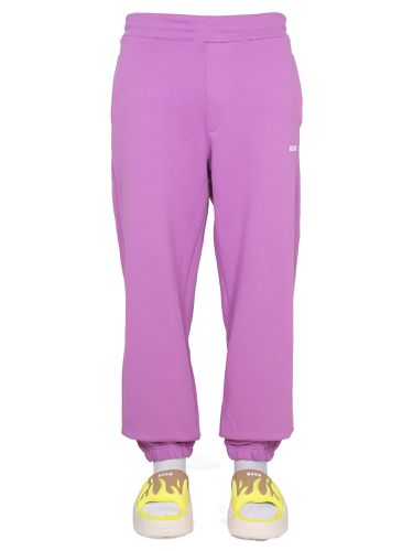 Msgm jogging pants with logo - msgm - Modalova