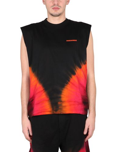 Dsquared flame iron tank t-shirt - dsquared - Modalova