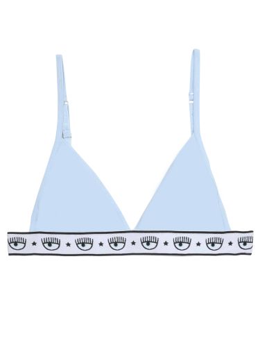 Bralette with maxi logomania - chiara ferragni - Modalova