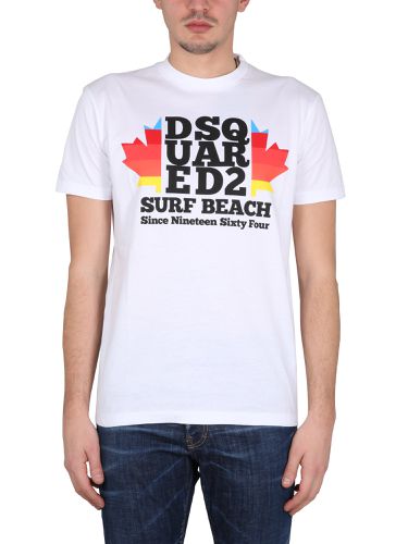 Dsquared surf beach t-shirt - dsquared - Modalova