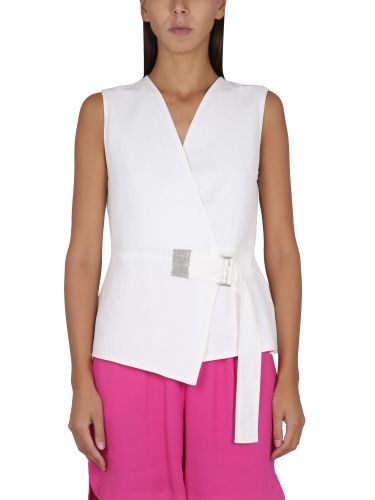 Top with shiny detail - fabiana filippi - Modalova