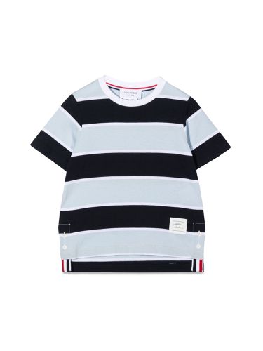 Short sleeve rugby stripe t-shirt - thom browne - Modalova
