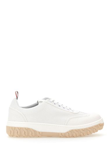 Thom browne cotton canvas sneaker - thom browne - Modalova