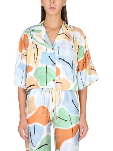 Alysi eden silk boxy shirt - alysi - Modalova