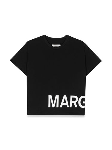 Mc logo t-shirt at the bottom - mm6 maison margiela - Modalova