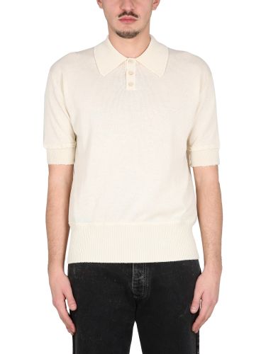 Wool blend polo shirt - maison margiela - Modalova