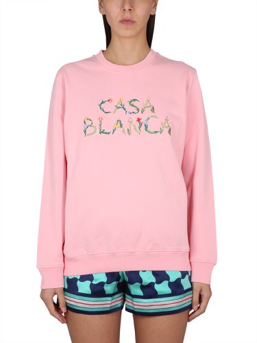 Casablanca sweatshirt with logo - casablanca - Modalova