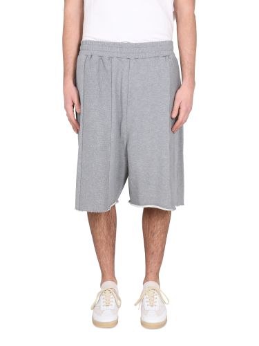 Cotton bermuda shorts - mm6 maison margiela - Modalova