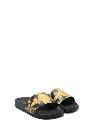 Versace baroque slides - versace - Modalova