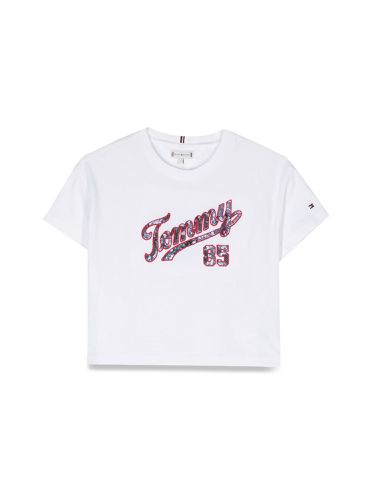 Tommy hilfiger sequins logo t-shirt - tommy hilfiger - Modalova