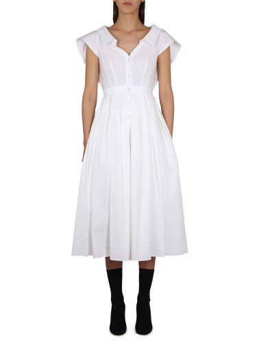 Alexander mcqueen cotton dress - alexander mcqueen - Modalova