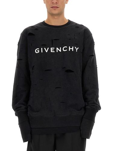 Givenchy ripped effect sweatshirt - givenchy - Modalova