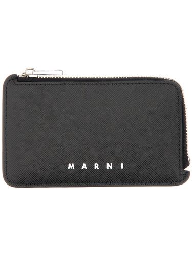 Marni zippered card holder - marni - Modalova