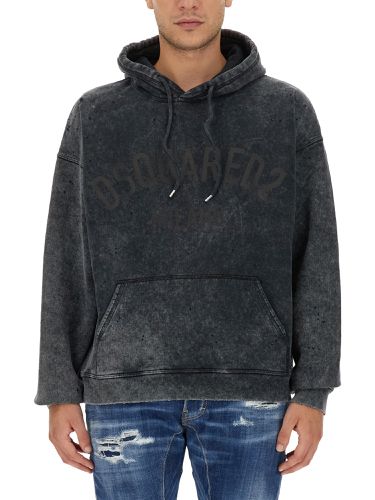 Dsquared sweatshirt with logo - dsquared - Modalova