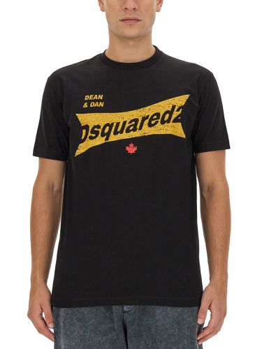 Dsquared logo print t-shirt - dsquared - Modalova