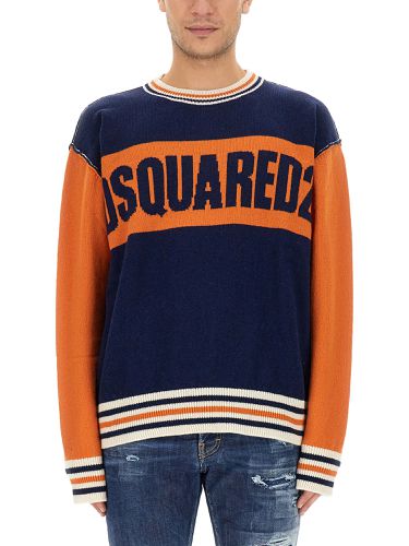 Dsquared jersey with logo - dsquared - Modalova