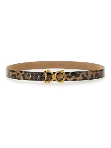 Dolce & gabbana leopard print belt - dolce & gabbana - Modalova