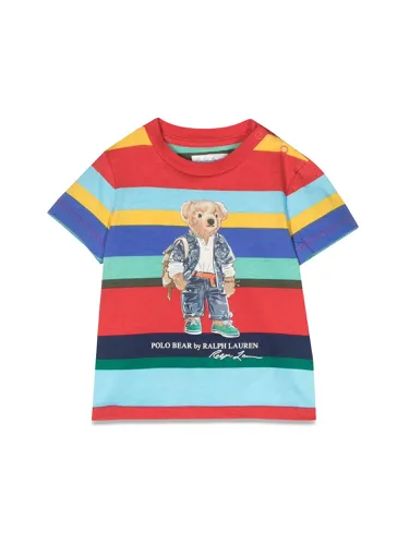 Striped bear t-shirt - polo ralph lauren - Modalova