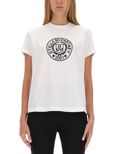 Stella mccartney t-shirt with logo - stella mccartney - Modalova