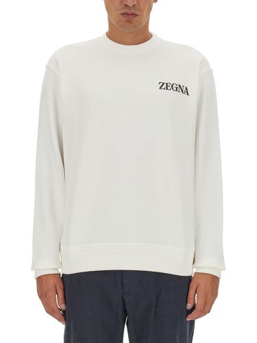 Zegna sweatshirt with logo - zegna - Modalova
