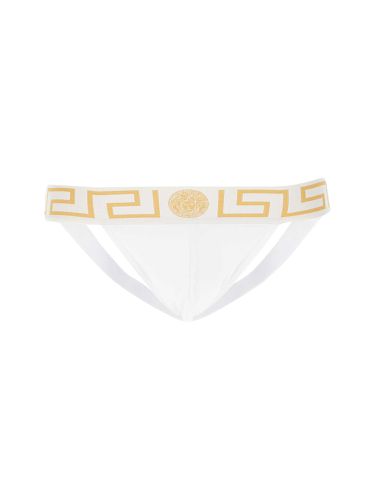 Versace slip with greek - versace - Modalova