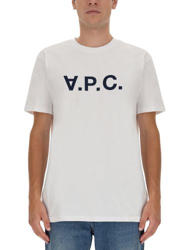 A.p.c. t-shirt with v.p.c logo - a.p.c. - Modalova