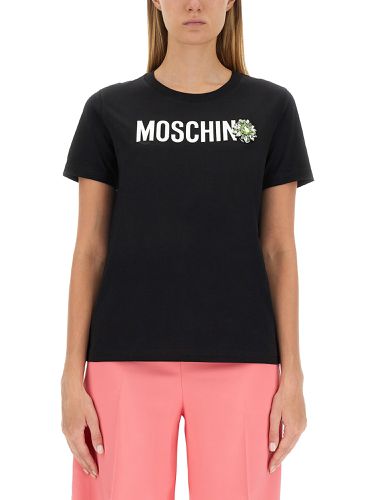 Moschino logo print t-shirt - moschino - Modalova