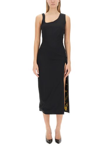 Dress with side slit - versace jeans couture - Modalova