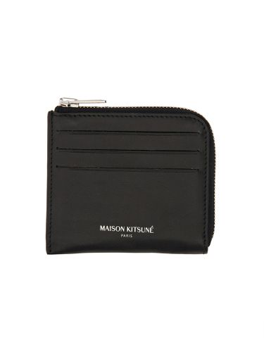 Card holder with logo - maison kitsuné - Modalova