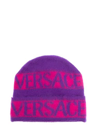 Versace beanie logo stripes - versace - Modalova